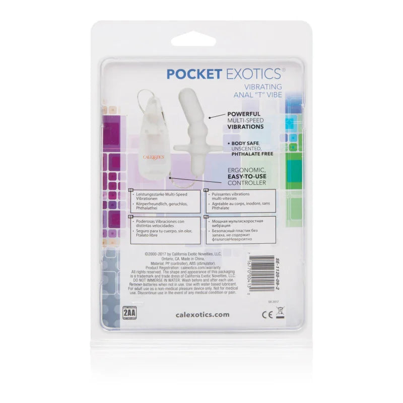 Pocket Exotics Ivory Anal-T Vibe - MyPleasure