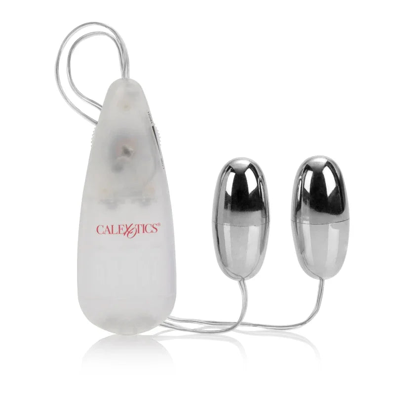Pocket Exotics Vibrating Double Silver Bullets - MyPleasure