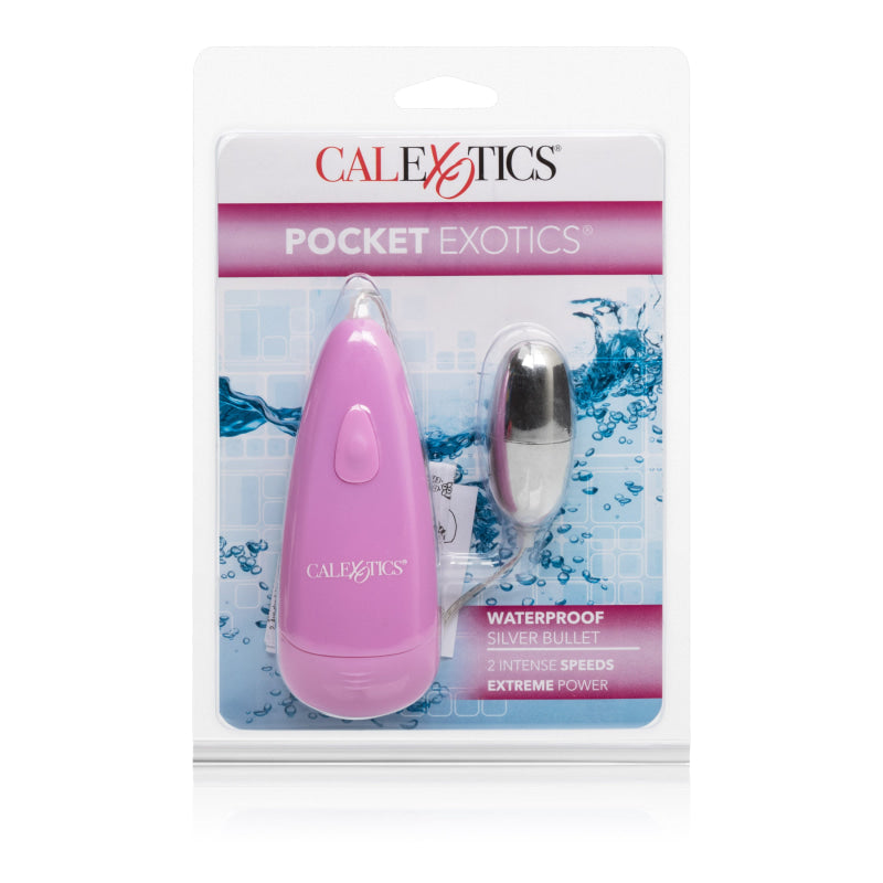 Pocket Exotics Waterproof Silver Bullet - Pink