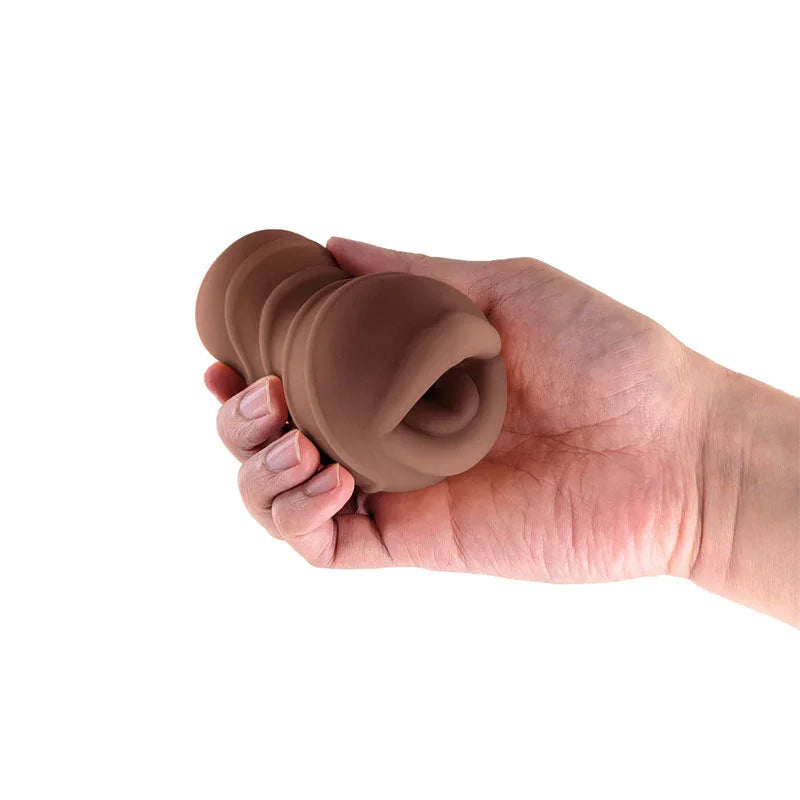 Pocket Pals - Mouth Stroker - Brown - MyPleasure