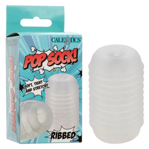 Pop Sock Ribbed - Clear - MyPleasure