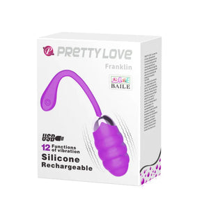 Pretty Love Franklin Rechargeable Egg Vibe - Purple - MyPleasure