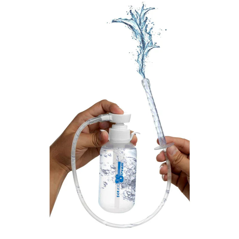 Pump Action Enema Bottle With Nozzle - MyPleasure