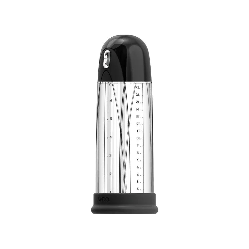 Pump Rechargeable Vacuum Penis - Just Black - MyPleasure
