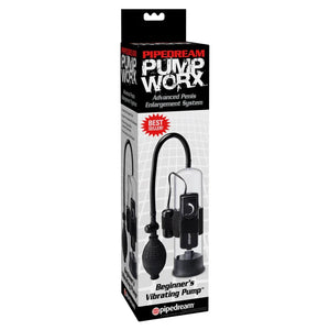 Pump Worx Beginners Vibrating Pump - Black - MyPleasure