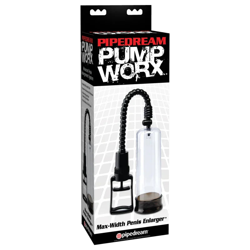 Pump Worx Max-Width Penis Enlarger - Black - MyPleasure