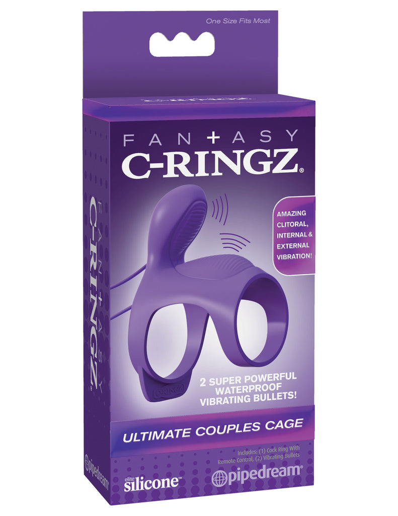 Fantasy C-Ringz Ultimate Couples Cage - Purple