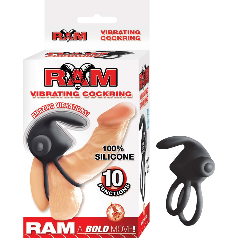 Ram Vibrating Cockring - Black