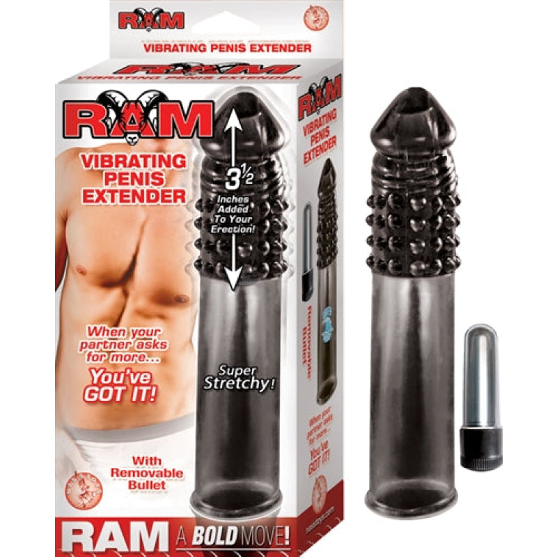 Ram Vibrating Penis Extender - Smoke