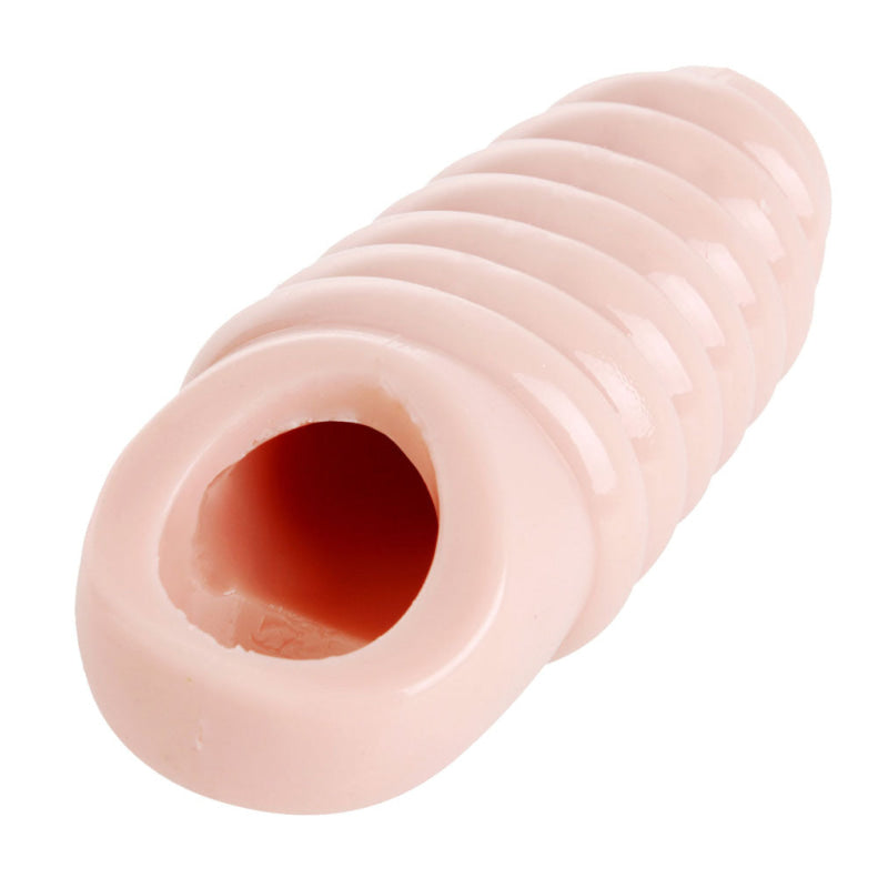 Really Ample Ribbed Penis Enhancer Sheath