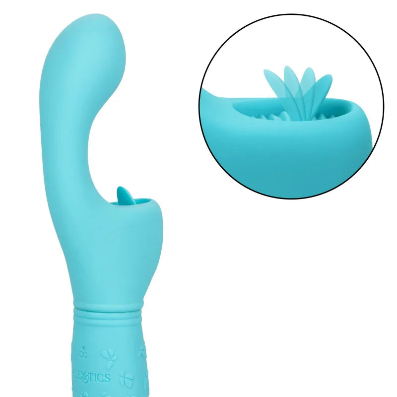 Rechargeable Butterfly Kiss Flicker - Blue - MyPleasure