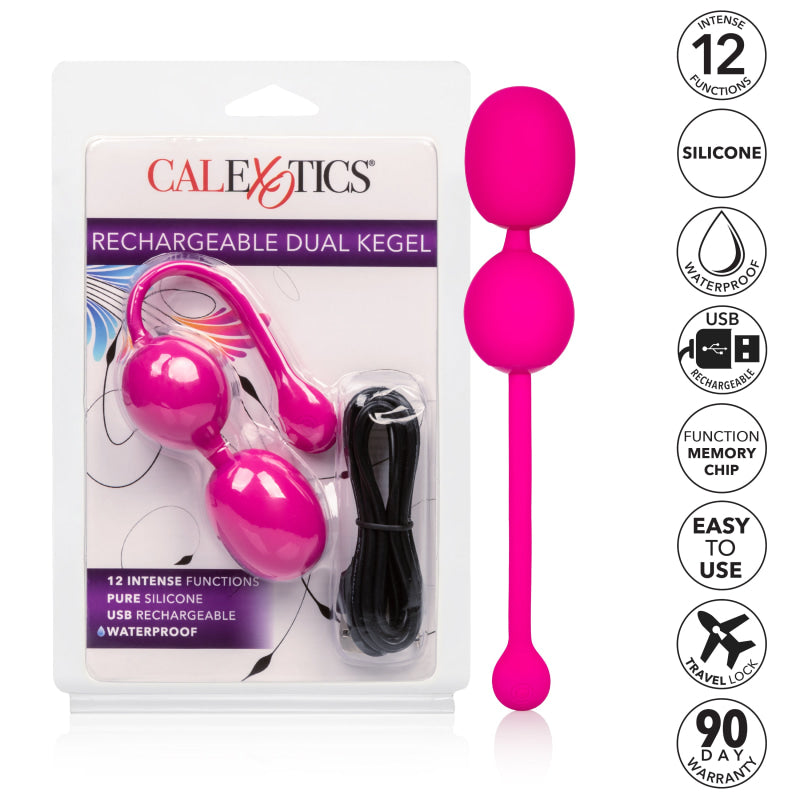 Rechargeable Dual Kegel - Pink