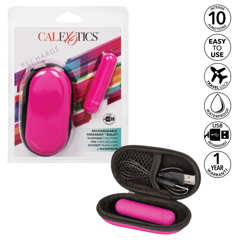 Rechargeable Hideaway Bullet - Pink - Eggs & Bullets