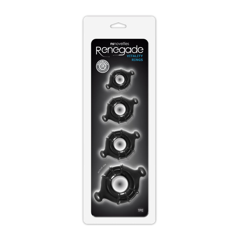 Renegade Vitality Rings - Black