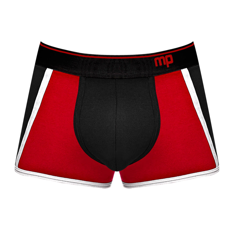 Retro Sport Panel Short - Small - Black/ Red