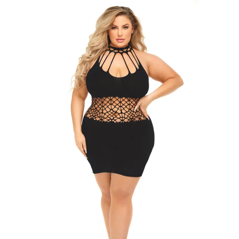 Rich B Phase Dress - Queen Size - Black - MyPleasure