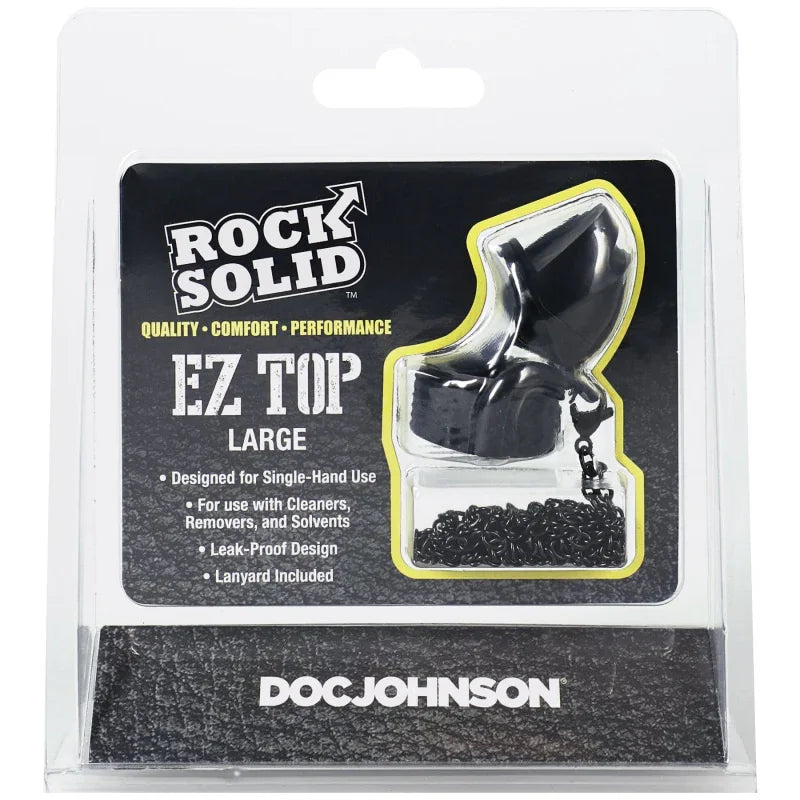 Rock Solid - Ez Top - Large - Black - MyPleasure