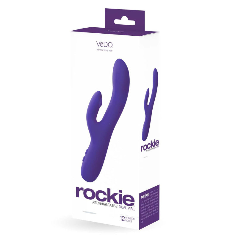 Rockie Dual Rechargeable Vibe - Indigo