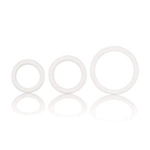 Rubber Ring 3 Piece Set - White - MyPleasure