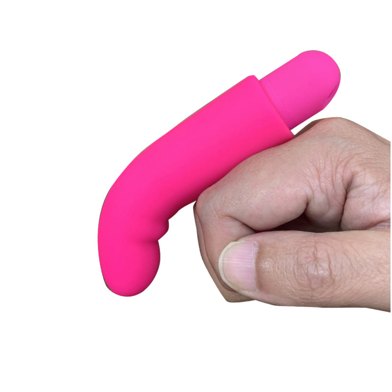 Sadie Silicone Finger Vibrator - Pink