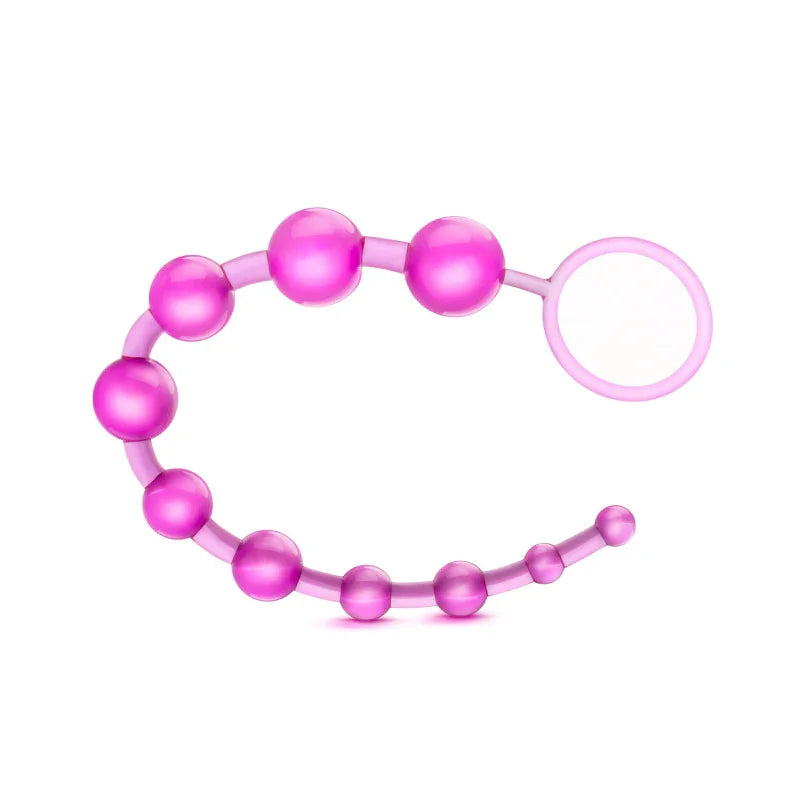 Sassy 10 Anal Beads - Pink