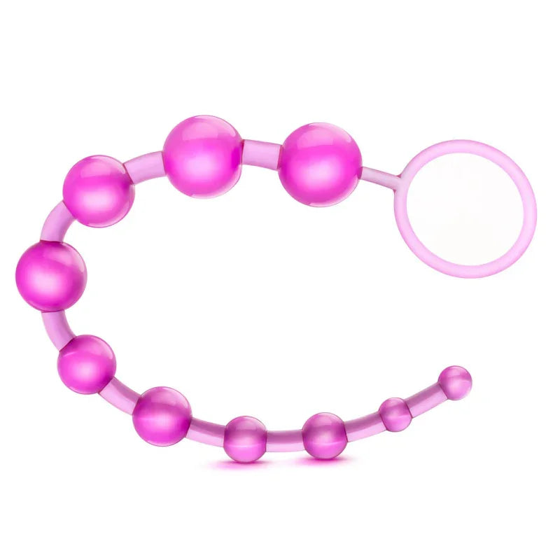 Sassy 10 Anal Beads - Pink