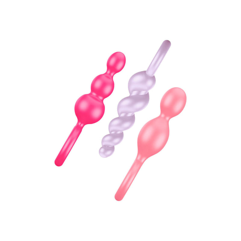 Satisfyer Plugs Colored 3 Piece Set