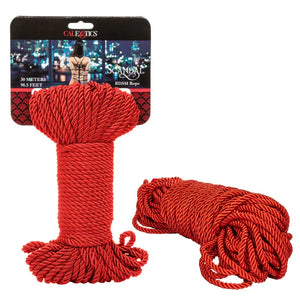 Scandal BDSM Rope 98.5ft/ 30m - Red - MyPleasure