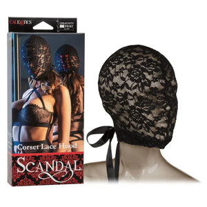 Scandal Corset Lace Hood - MyPleasure