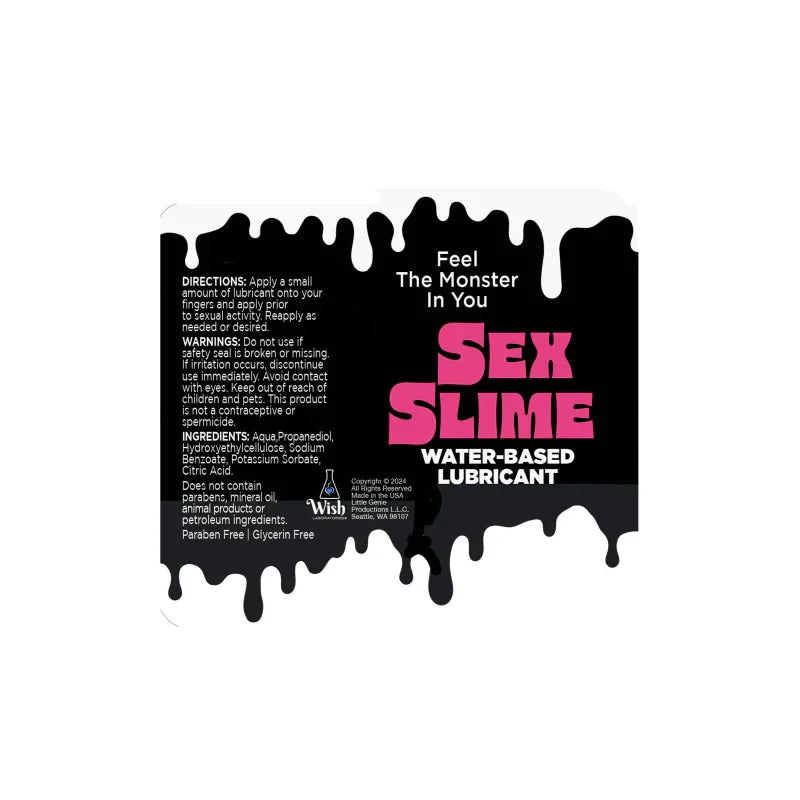 Sex Slime Water-Based Lubricant 2 Oz- Pink - MyPleasure