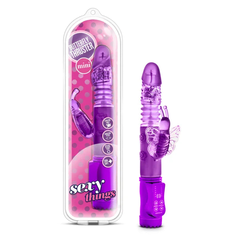 Sexy Things Butterfly Thruster Mini - Purple - MyPleasure