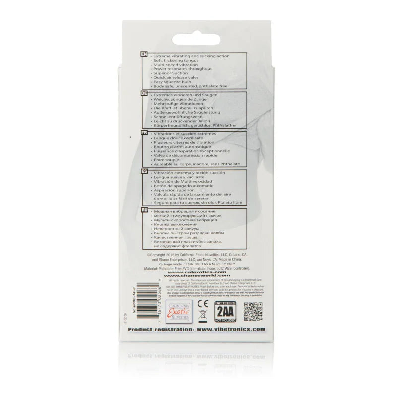 Shane's World Vibrating Turbo Suction Tongue - Purple - MyPleasure