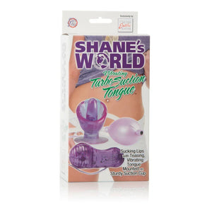 Shane's World Vibrating Turbo Suction Tongue - Purple - MyPleasure