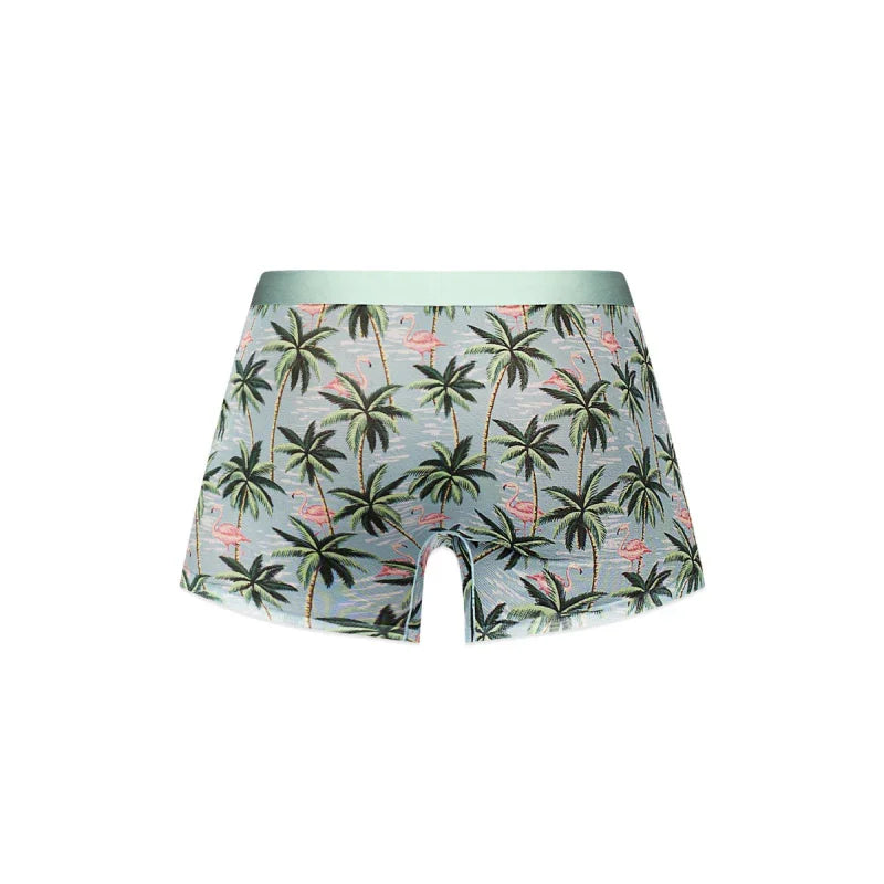 Sheer Prints - Seamless Sheer Short - Medium - Flamingo