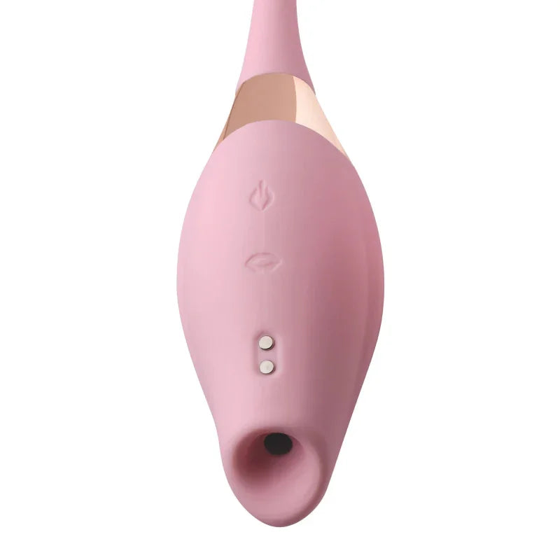 Shegasm 8x Tandem Plus Silicone Suction Clit Stimulator and Egg