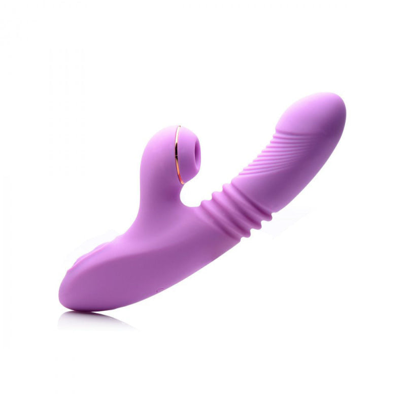 Shegasm Thrusting Suction Rabbit - Purple