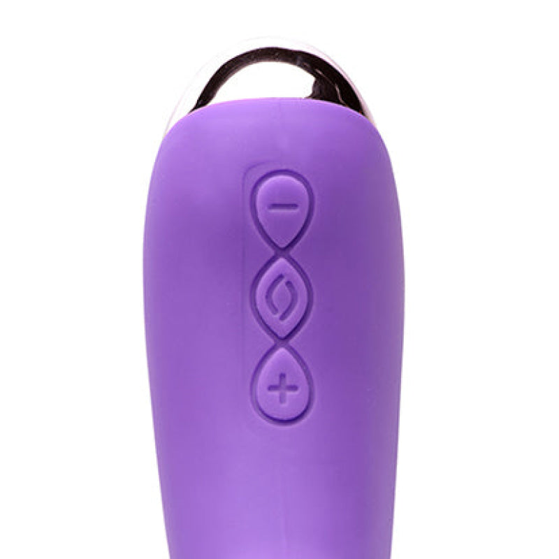 Silicone Beaded Vibrator - Violet Item Number CN-04-0727-40