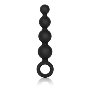 Silicone Booty Beads - Black - MyPleasure