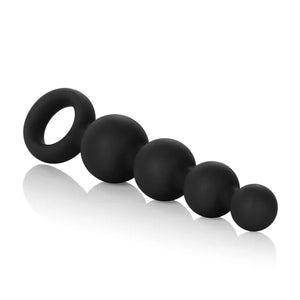 Silicone Booty Beads - Black - MyPleasure
