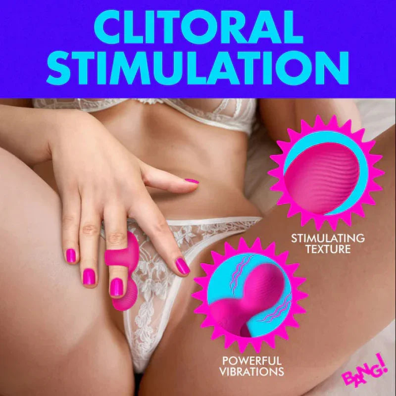 Silicone Finger Vibe - Pink