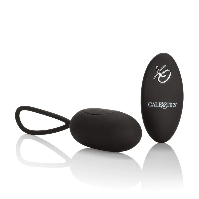 Silicone Remote Rechargeable Egg - Black - MyPleasure
