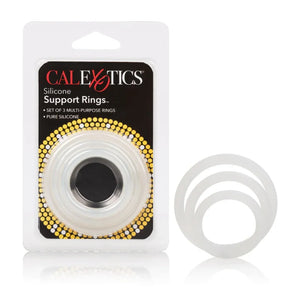 Silicone Support Rings - Clear - MyPleasure