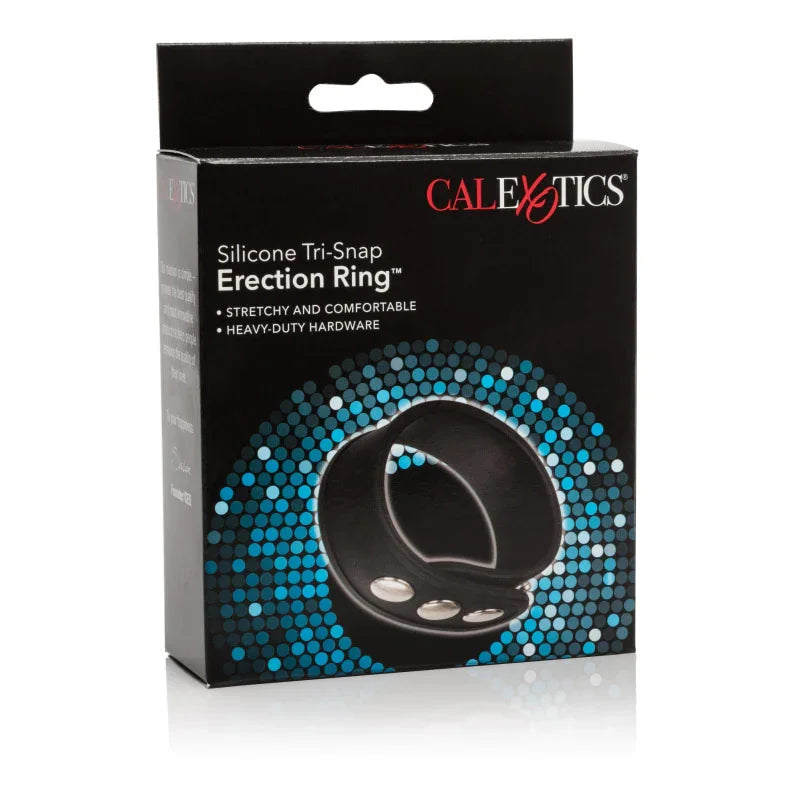 Silicone Tri-Snap Erection Ring - MyPleasure
