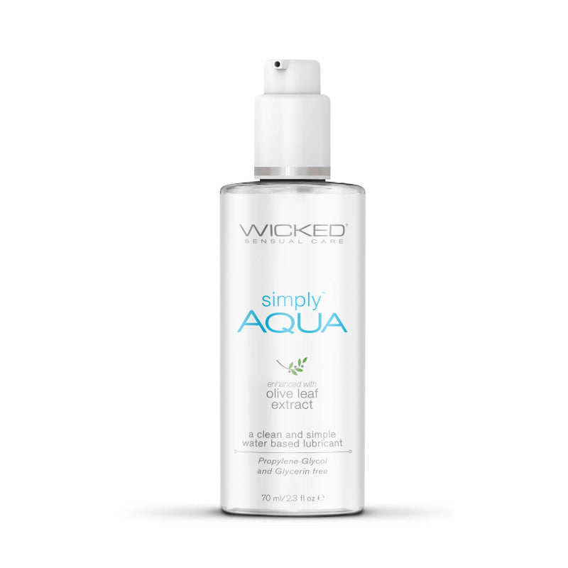 Simply Aqua Fragrance Free Lube 2.3oz 70ml