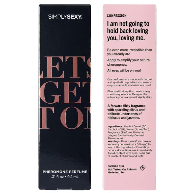 Simply Sexy Let’s Get It on - Pheromone Perfume - .31oz | 9.2ml - MyPleasure