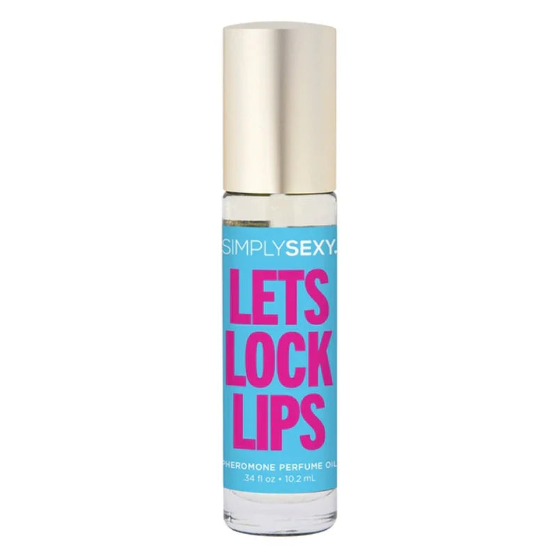 Simply Sexy Pheromone Perfume Oil Lets Lock Lips Roll on .34 Oz - MyPleasure