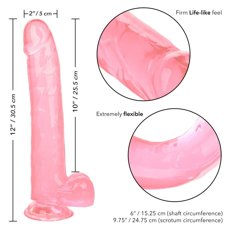 Size Queen 10 Inch - Pink - MyPleasure