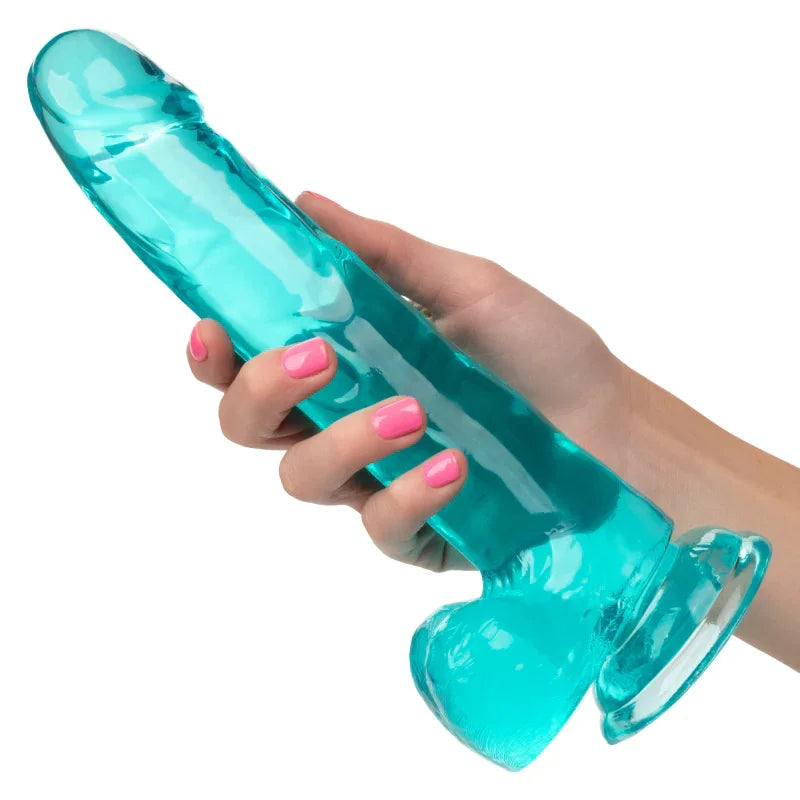 Size Queen 8 Inch - Blue - MyPleasure