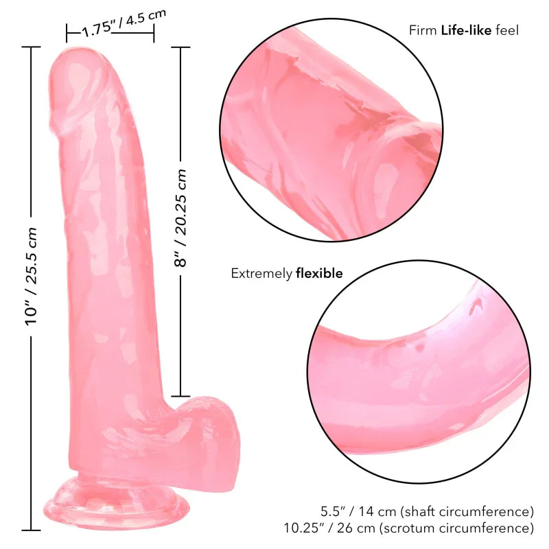 Size Queen 8 Inch - Pink - MyPleasure