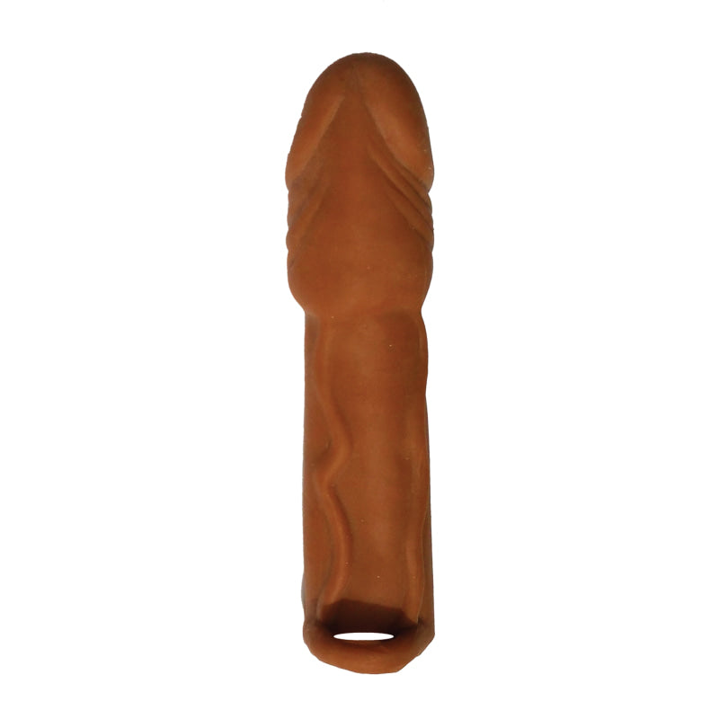 Skinsations Latin Lover Series Husky Lover 7 Inch Vibrating - Brown